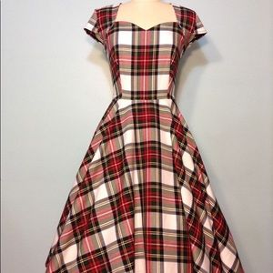 Plaid dress perfect for the holidays from modcloth